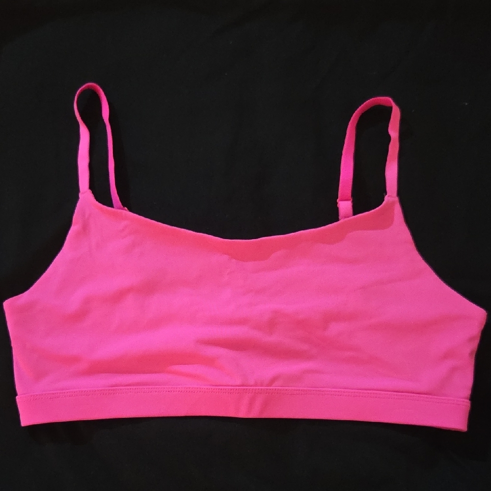 Fabletics Neon Pink Sports Bra
